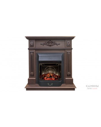 Электрокамин Lilian DN с очагом Majestic Lux BL S