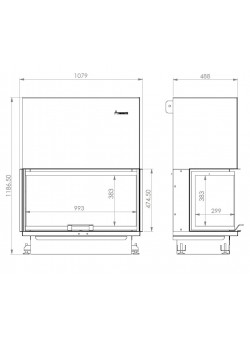 Каминная топка A.caminetti CRYSTAL 110 ECO