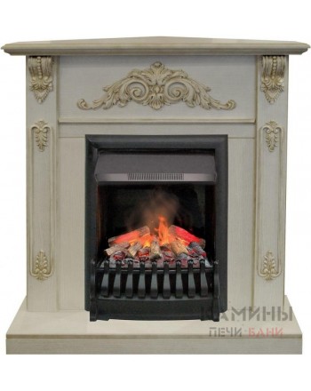 Электрокамин RealFlame Anita corner WT (g) с Oregan 3D