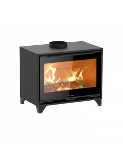 Печь-камин QUADRO+ Steel