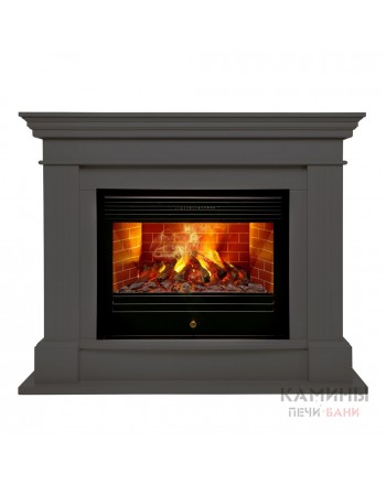 Электрокамин Ontario 26/33 GR с очагом 3D Novara
