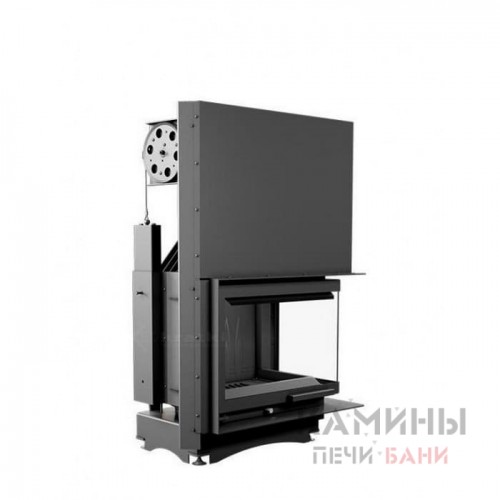 Каминная топка Kratki Maja/P/BS/G (угловое стекло справа,гильотина)
