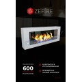 Биокамин Constant 1200 белый со стемалитом (ZeFire) Биокамин Constant 1200 белый со стемалитом (ZeFire)