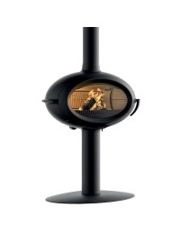 Чугунная печь-камин Invicta Brio на ноге