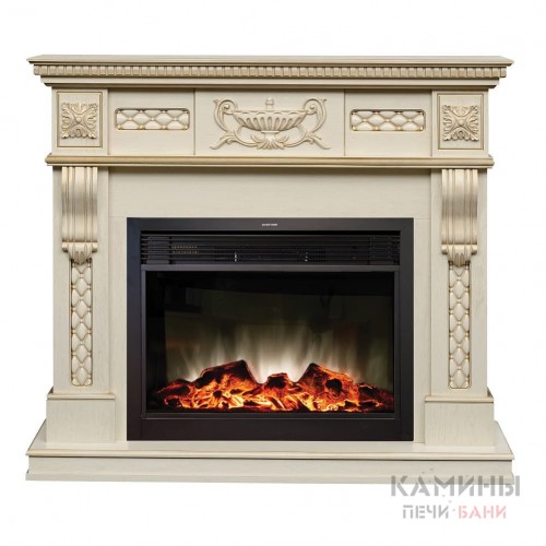 Электрокамин RealFlame Corsica Lux WT с Moonblaze LUX BL