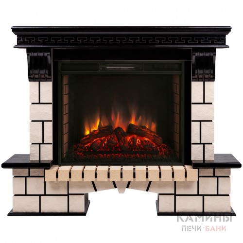 Электрокамин Stone 26 AO с очагом Epsilon 26