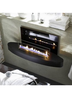 Биокамин Spartherm Elipse Wall (черный матовый)