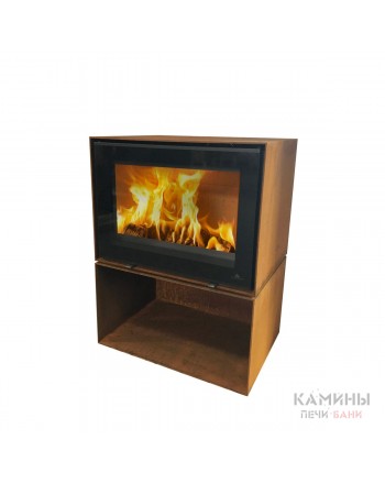 Печь-камин Jydepejsen Zeta Freestanding Corteen