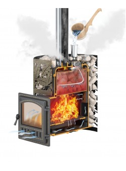 Печь для бани Эверест 24 Легкий пар (280)