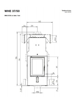 Топка Hoxter WHE 37/50WTR с водным контуром
