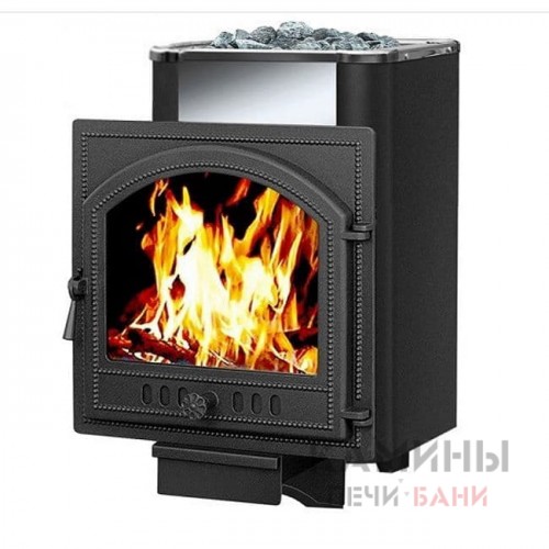 Печь для бани Сенсация 22 Антрацит (205) из чугуна Печь для бани Сенсация 22 Антрацит (205) из чугуна