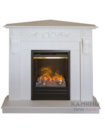 Электрокамин RealFlame Dominica Corner WT c 3D Olympic