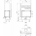 Каминная топка Defro Home Impuls S BP G OPTI Каминная топка Defro Home Impuls S BP G OPTI