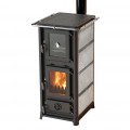 Печь-камин MBS OLYMPIA PLUS S (с камнем) с плитой