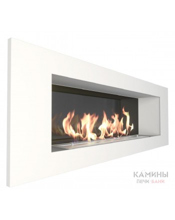 Биокамин Elliot 1200 белый со стемалитом (Zefire)