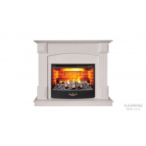 Электрокамин Carolina 25,5 WT c очагом FireStar 25,5 3D Электрокамин Carolina 25,5 WT c очагом FireStar 25,5 3D