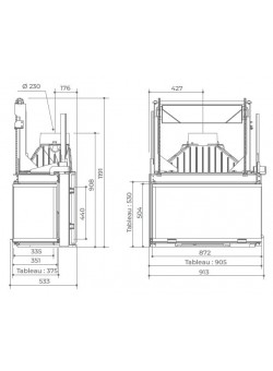 Топка Cheminees Philippe 873-2V PR