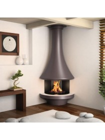 Угловой открытый камин Eva 992 JC Bordelet