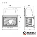 Каминная топка KAWMET W11 СО с водяным контуром Каминная топка KAWMET W11 СО с водяным контуром