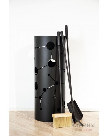 Ведро с аксессуарами для камина Palma