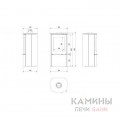 Печь-камин Kratki Falcon 9