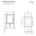 Каминная топка Hoxter HAKA 37/50T Каминная топка Hoxter HAKA 37/50T