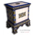 Изразцовый камин Кострома КимрПечь центральный Роспись Изразцовый камин Кострома КимрПечь центральный Роспись