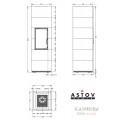 Печь-камин Астов APLIT ПС 3865 Печь-камин Астов APLIT ПС 3865
