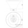 Уличный очаг Traforart Brazier