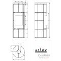 Печь-камин Астов R1.0 XL K MAX Печь-камин Астов R1.0 XL K MAX
