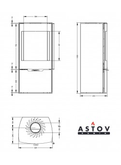 Камин Астов F 451
