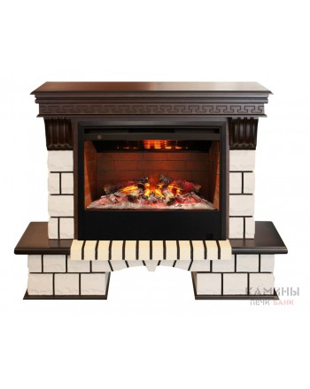 Электрокамин RealFlame Stone New 26 AO с Helios 26 3D