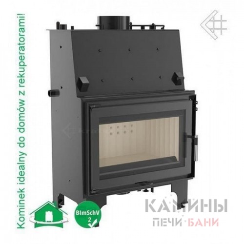 Каминная топка Kratki AQUARIO/O/12/PW/W