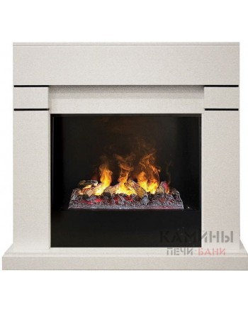 Электрокамин RealFlame Lindelse 26 WT 3D Cassette 630 + Black вставка
