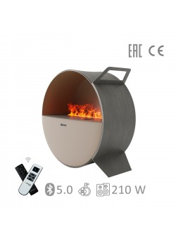 Паровой электрокамин Airtone UNIO с аудиосистемой
