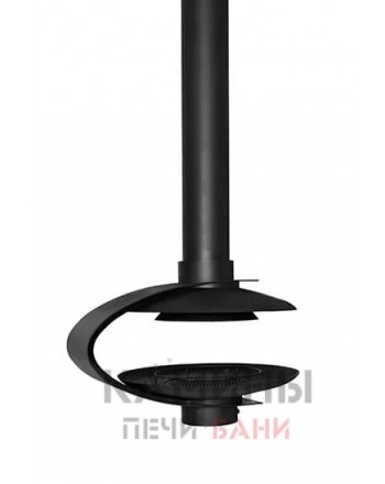 Подвесной камин LOFT - 08 с вращающимся очагом