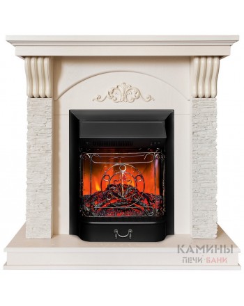 Электрокамин Corfino WT с Majestic Lux BL