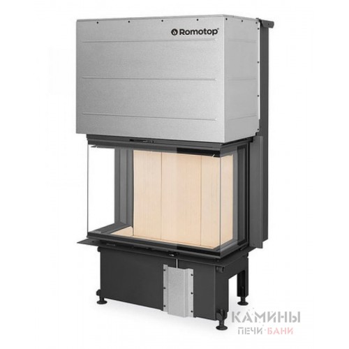 Каминная топка Romotop IMPRESSION C 2G L 80.61.34.21 - трёхсторонняя каминная топка с гильотиной и раздельными стеклами