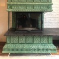 Изразцовый камин Дорф в цвете Зеленый чай