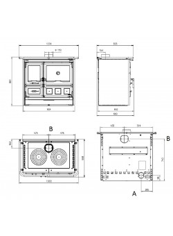 Печь камин La Nordica Rosa XXL