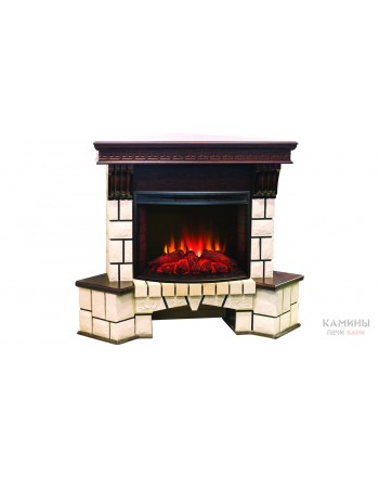 Электрокамин Stone New Corner (угловой) 25,5 AO с Evrika 25,5