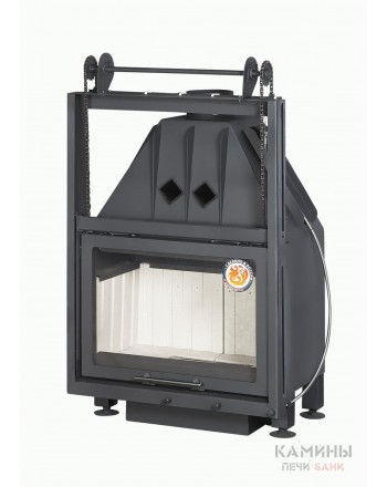 Каминная топка Экокамин Альфа 700 K с контргрузом
