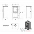 Печь-камин Kratki Koza/K5/S/W Печь-камин Kratki Koza/K5/S/W