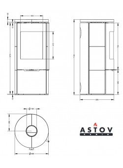 Камин Астов R1.0 K