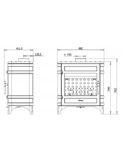 Чугунная печь Invicta Siam