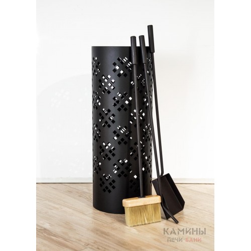 Ведро с аксессуарами для камина Hawaii