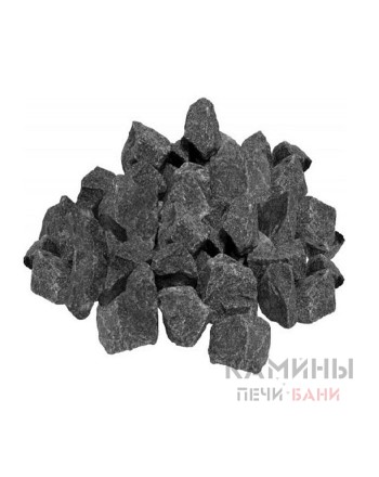 Камень для бани Долерит мелкий (15 кг)