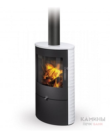 Печь-камин Romotop SONE 01 керамика с рельефной структурой