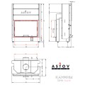 Каминная топка АСТОВ ПТ 8057