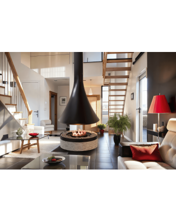 Островной камин AVES 10 ВЕНЕЦИЯ